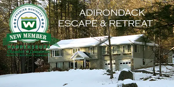 We're thrilled to welcome Adirondack Escape & Retreat to the Warrensburg Chamber of Commerce! 