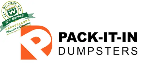 Welcome Pack-It-In Dumpsters to the Warrenburg Chamber of Commerce!