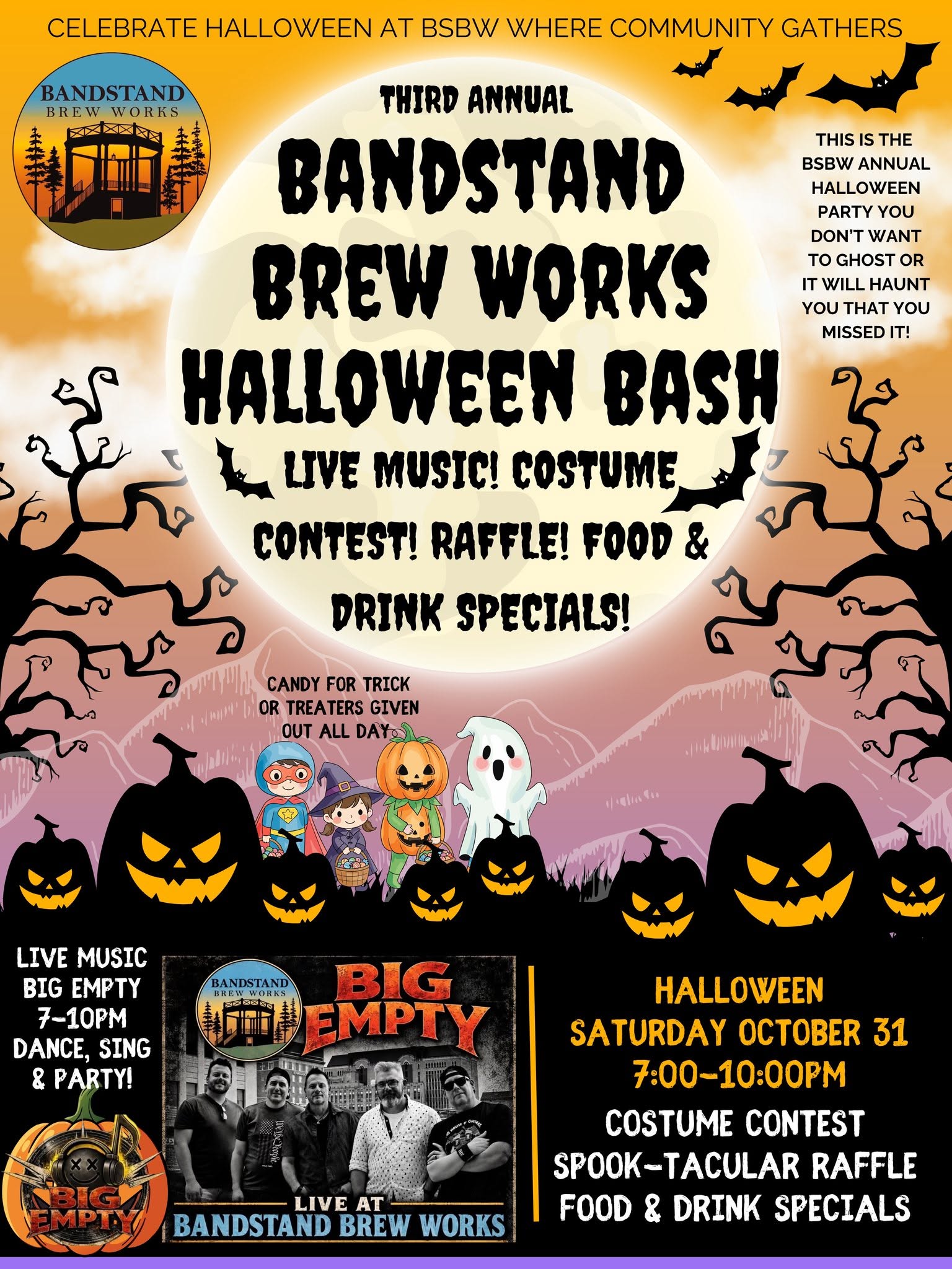 THIRD ANNUAL BSBW HALLOWEEN BASH